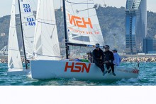 Victoria final del 'HSN Sailing Team'en la Barcelona Winter Series 2025/26 de J/