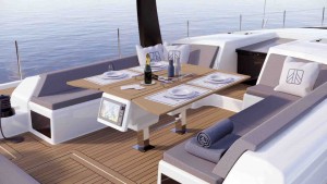 Mar Abierto - Bañera acogedora con una amplia mesa exterior, gran consola de ins