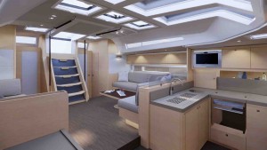 Mar Abierto - El Yacht 61 ofrece tres opciones de ubicación y diseño de la cocin