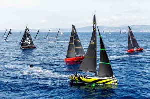 La bahía de Palma volvió a llenarse de velas con las regatas de las distintas cl