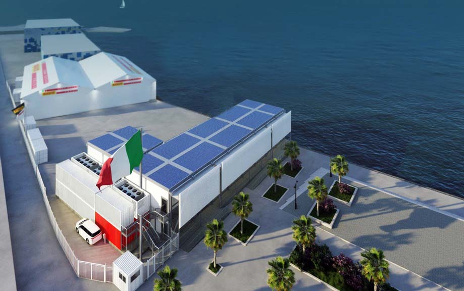Nueva y sostenible base para el Luna Rossa en Barcelona Mar Abierto