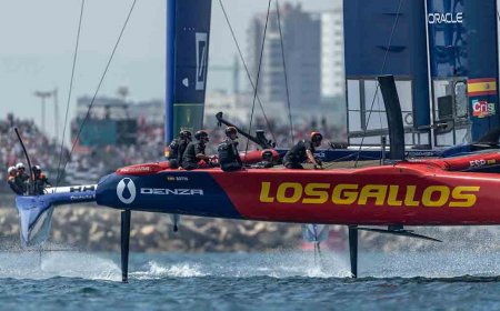 La afición local no pudo disfrutar viendo el F50 español en la final del GP de V