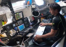 Mar Abierto Didac Costa ha instalado el piloto automático B&G H-5000 para disput