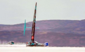 Mar Abierto Las pruebas de velocidad del ETNZ se realizaron en el lago salado Ga